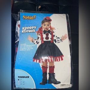 Kreepy Klown Costume size 2T
